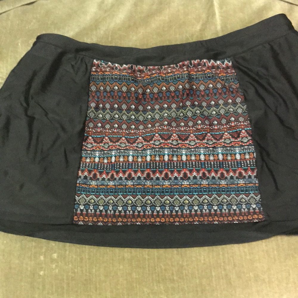 Sz16Simply Cacique Lane Bryant Skirted Swim bottom
